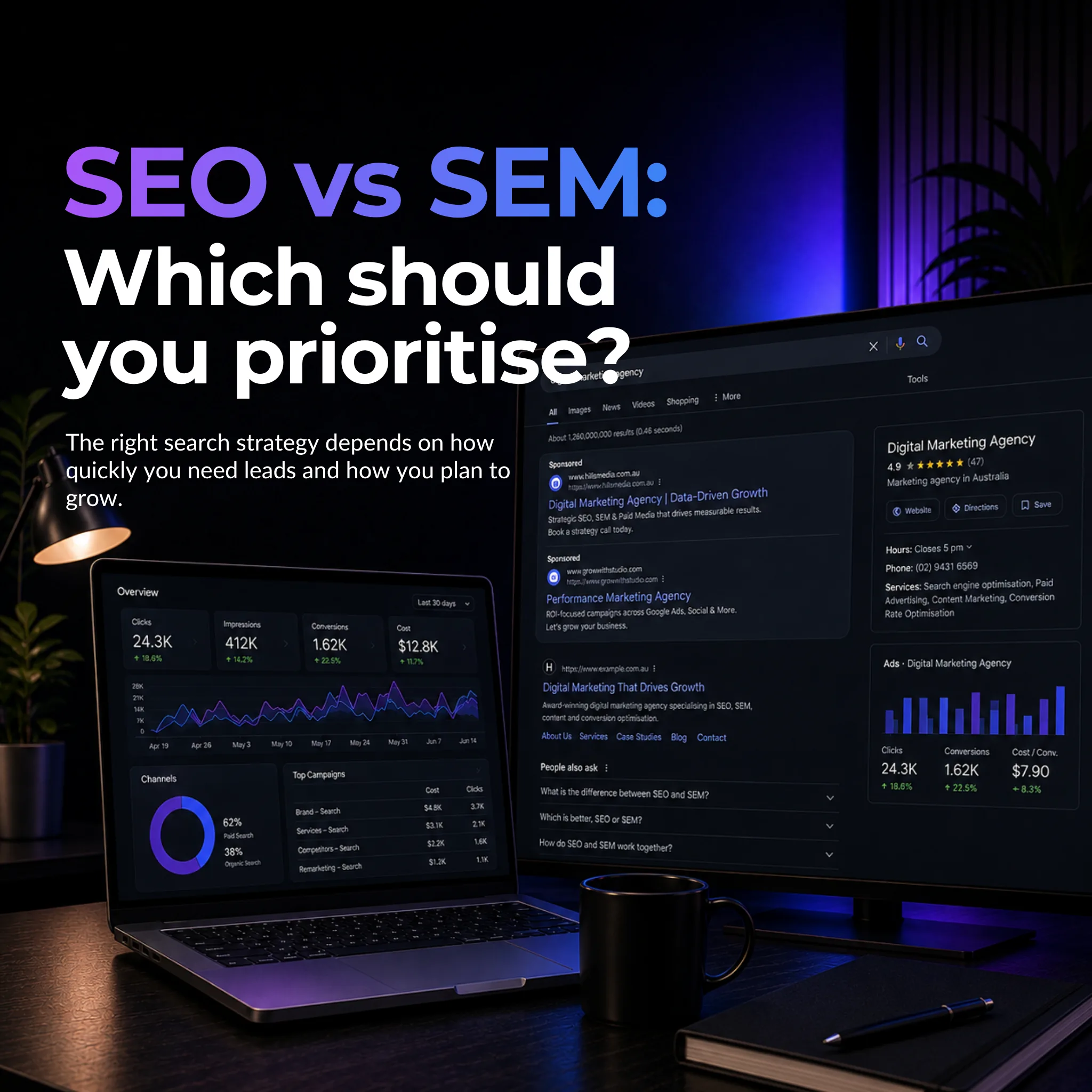 SEM vs SEO What Melbourne Businesses Should Prioritise First